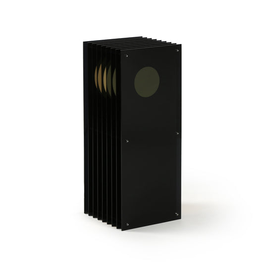 Lớp big rectangle in dark grey acrylic CE