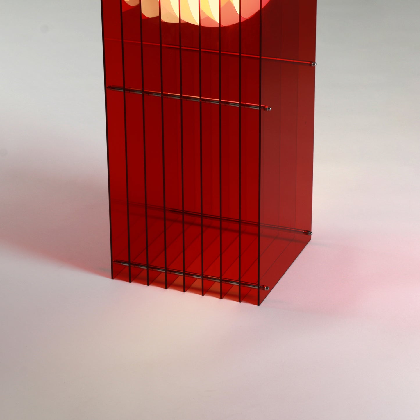 Lớp big rectangle in red acrylic CE