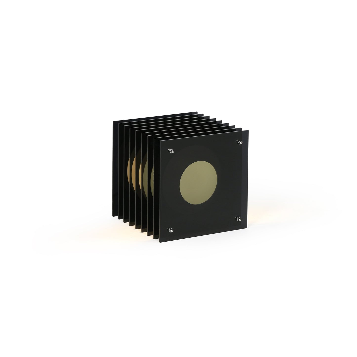Lớp small square in dark grey acrylic CE