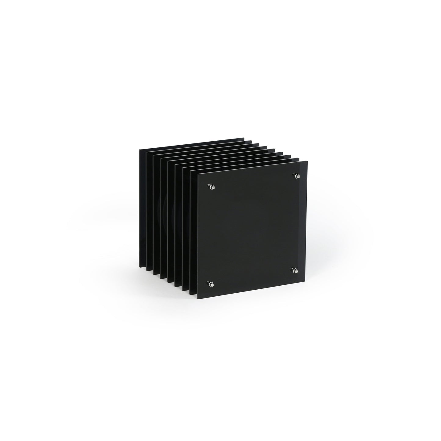 Lớp small square in dark grey acrylic CE