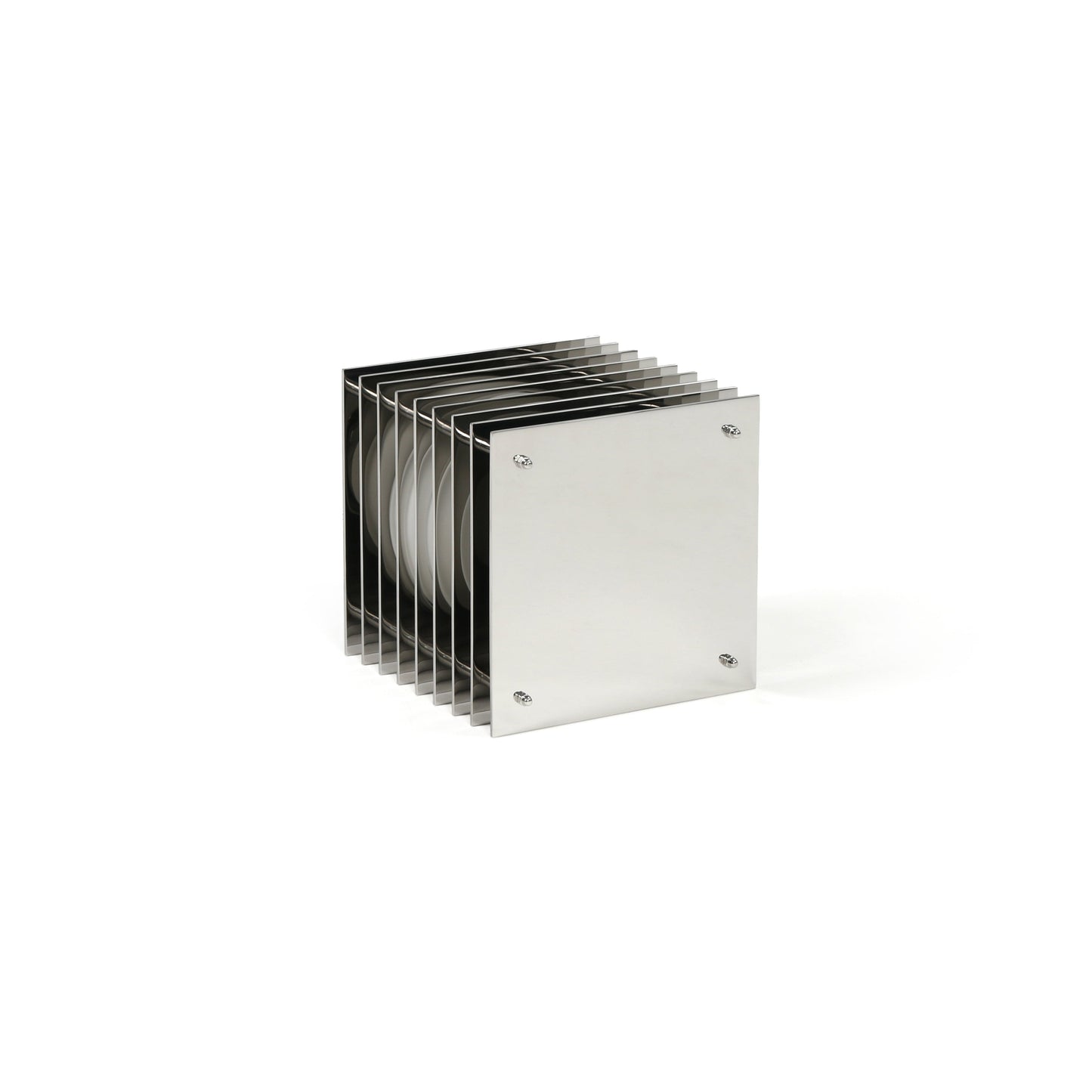 Lớp small square in mirror polished stainless steel CE