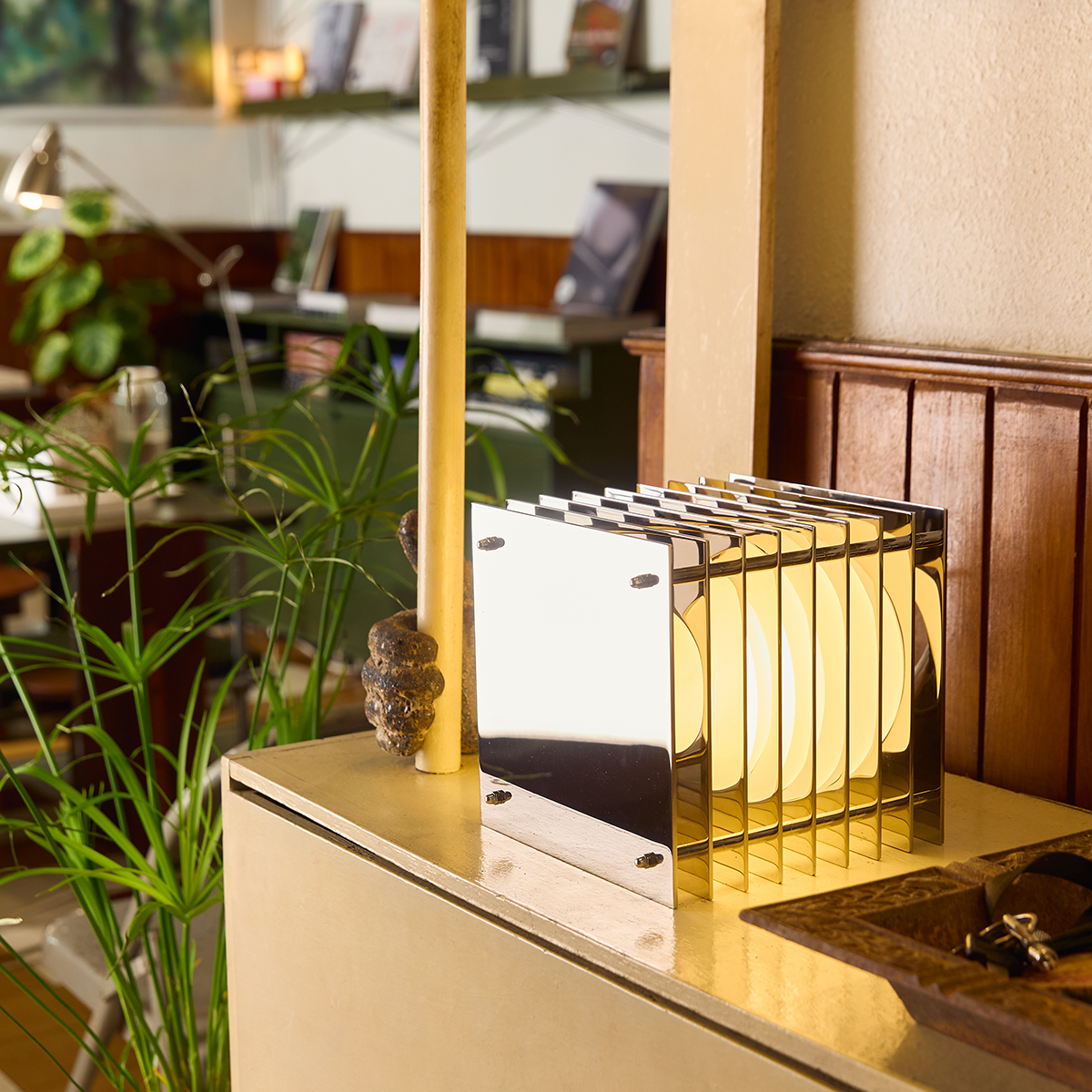 Lớp small square in mirror polished stainless steel CE
