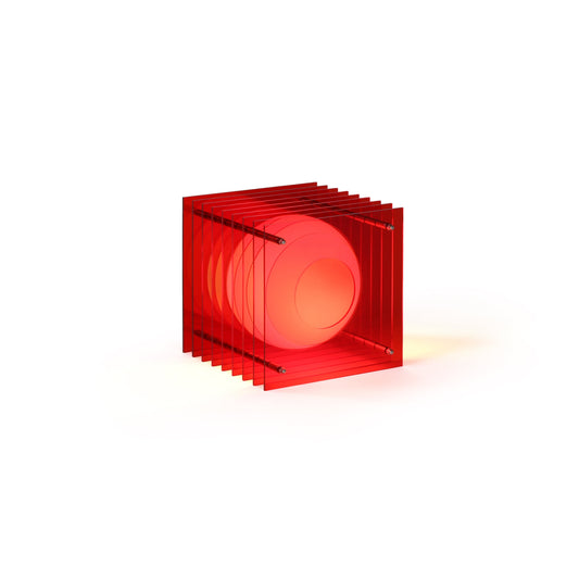 Lớp small square in red acrylic CE