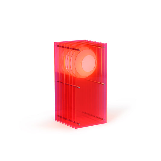 Lớp small rectangle in electric pink acrylic CE