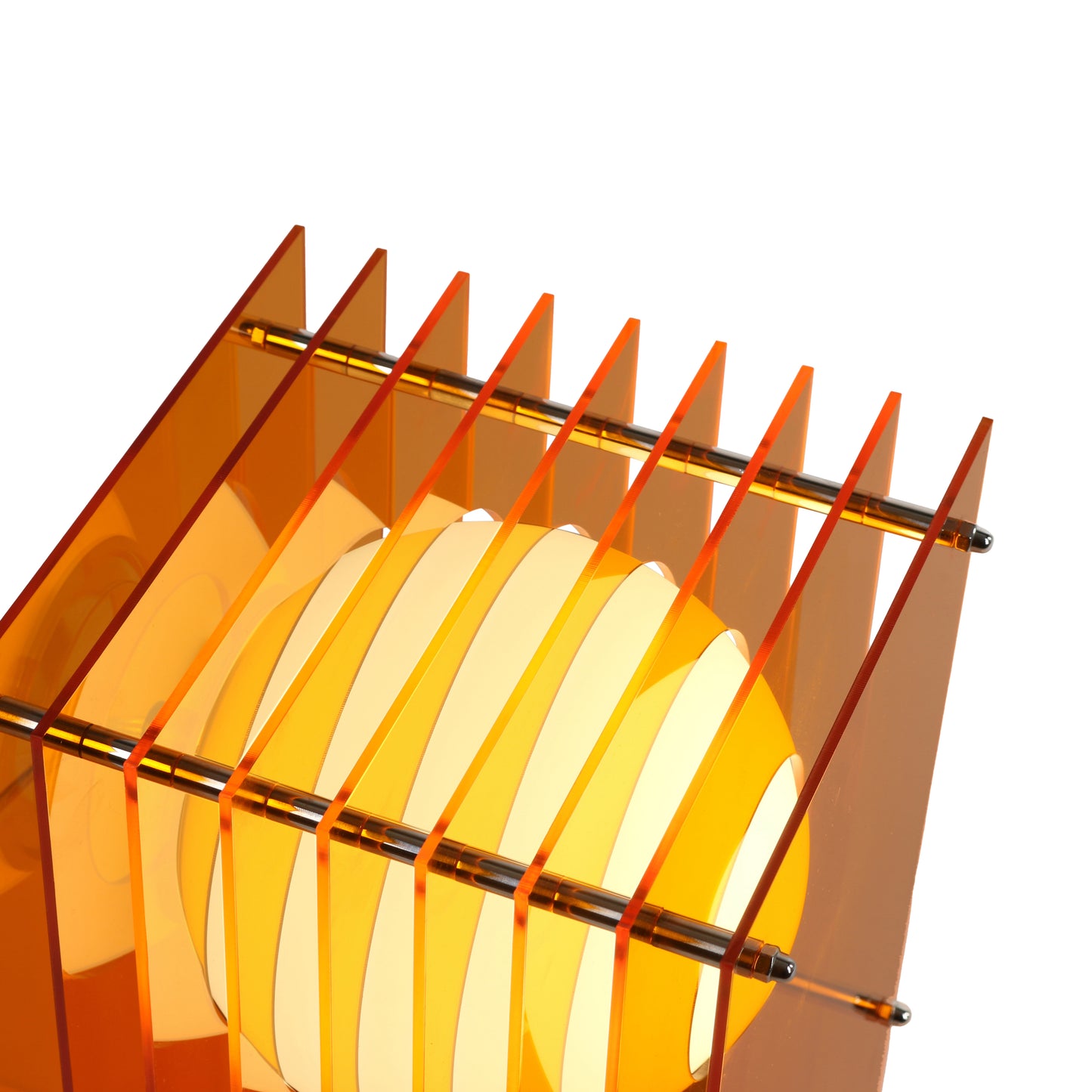 Lớp small rectangle in orange acrylic CE