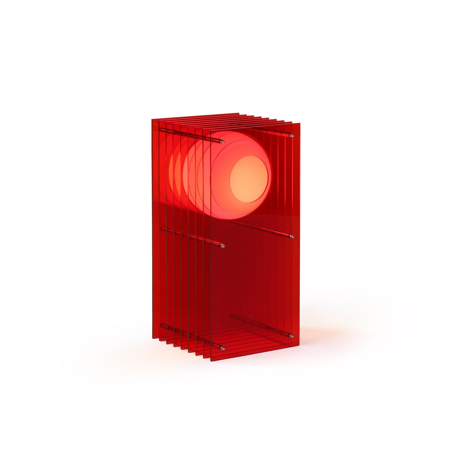 Lớp small rectangle in red acrylic CE