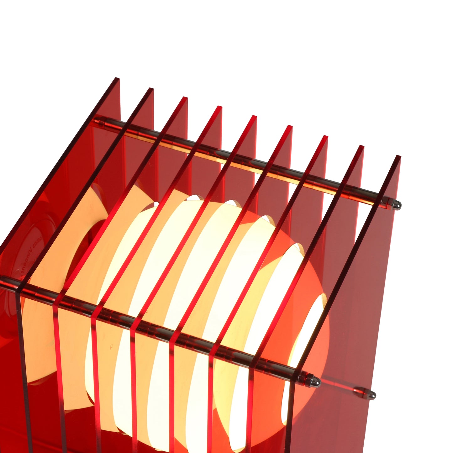 Lớp small rectangle in red acrylic CE