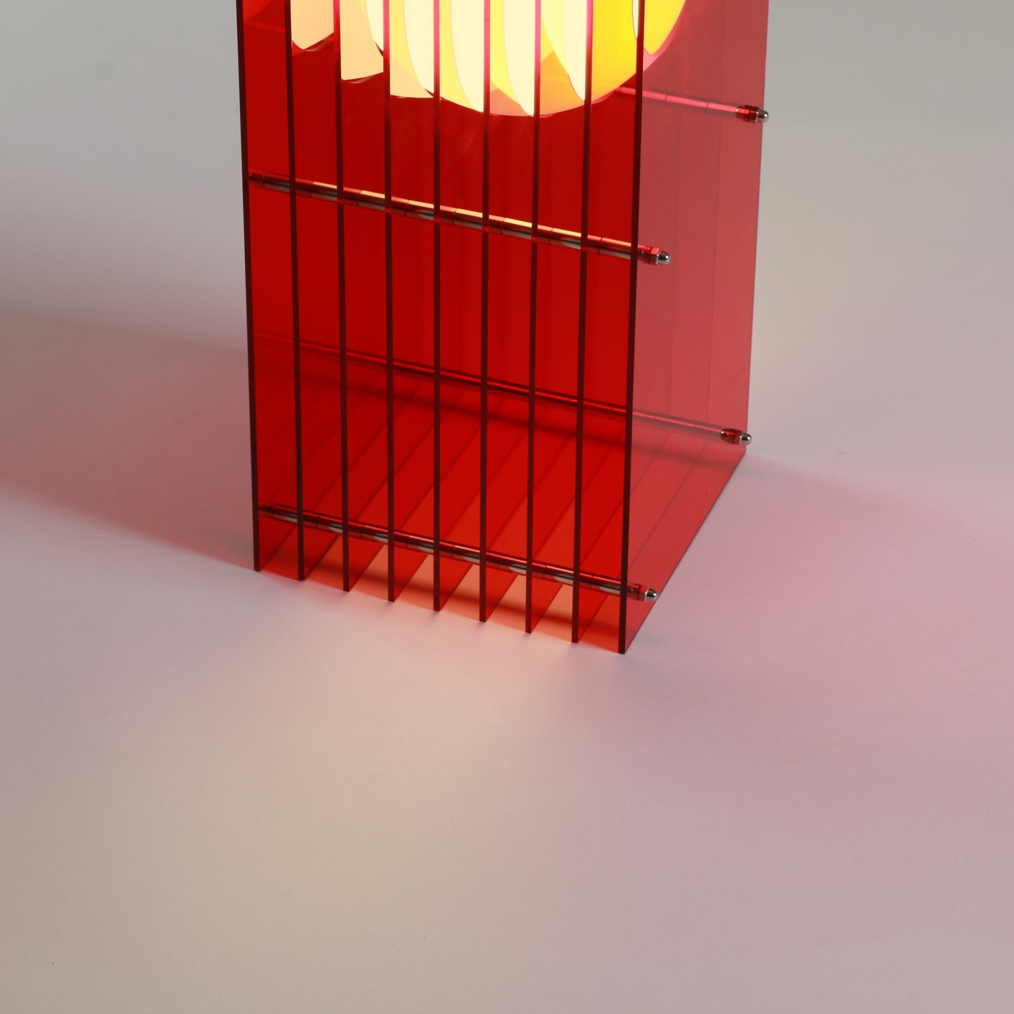 Lớp small rectangle in red acrylic CE