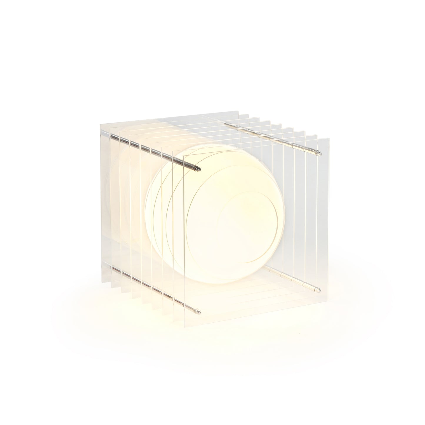 Lớp big square in clear acrylic CE
