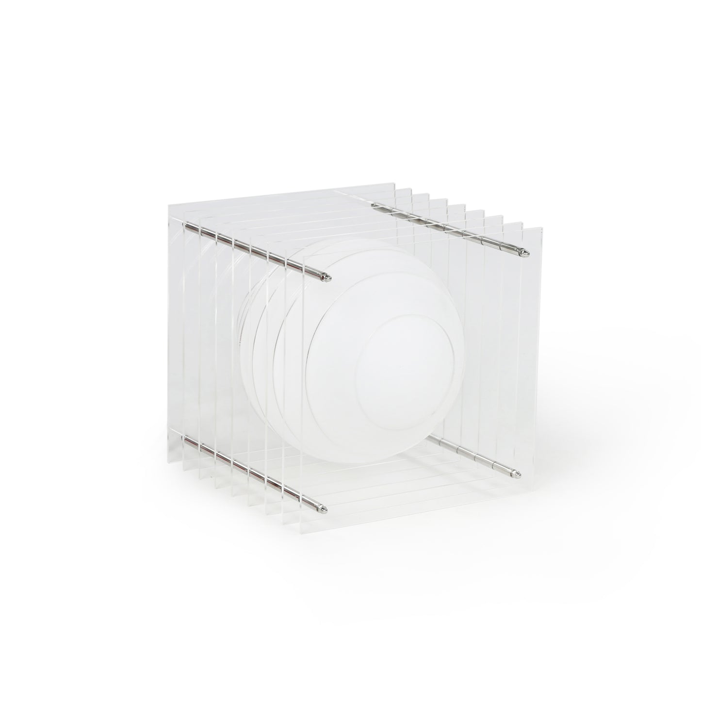 Lớp big square in clear acrylic CE