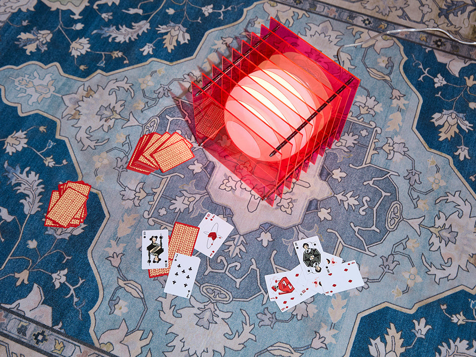 Lớp big square in electric pink acrylic CE
