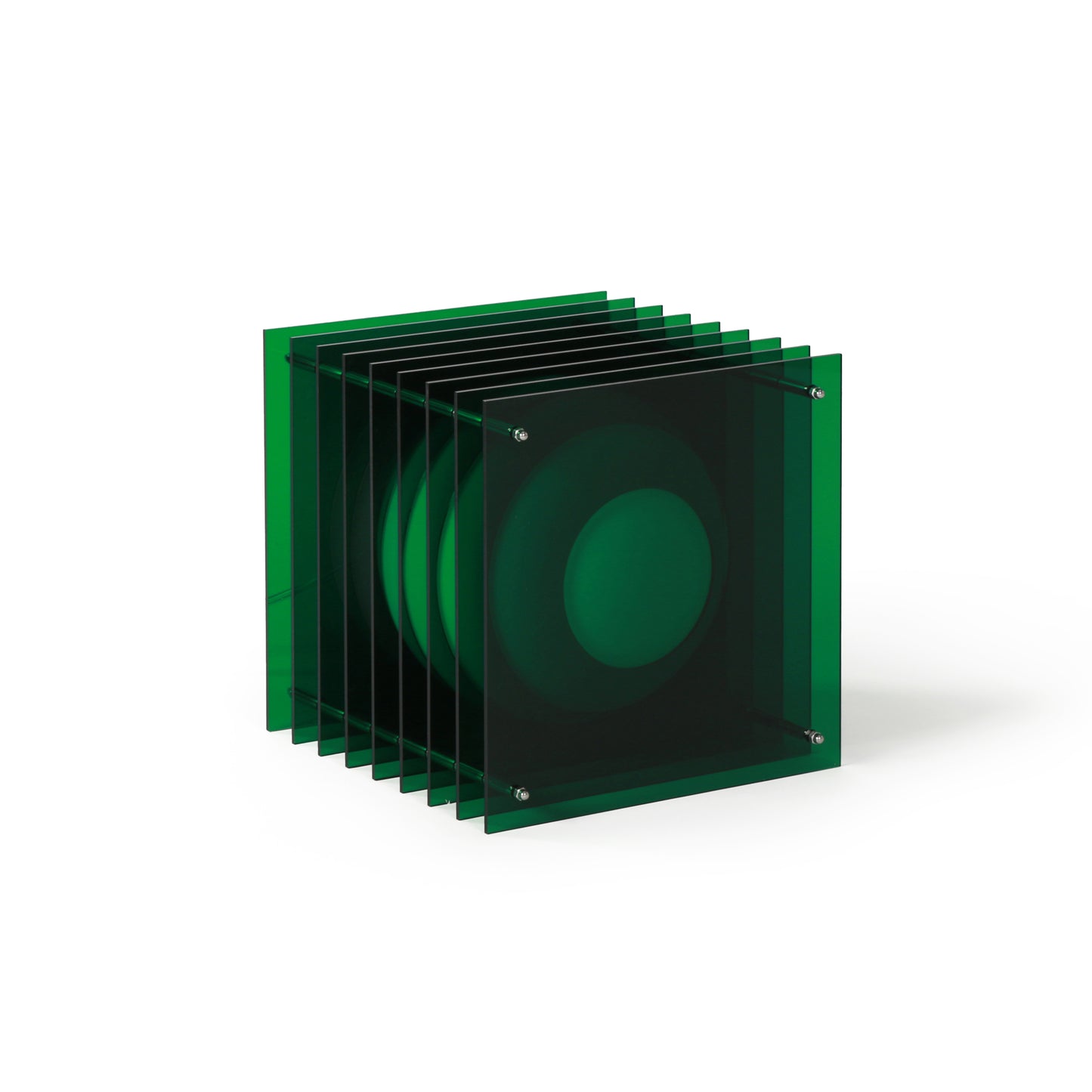 Lớp big square in green acrylic CE