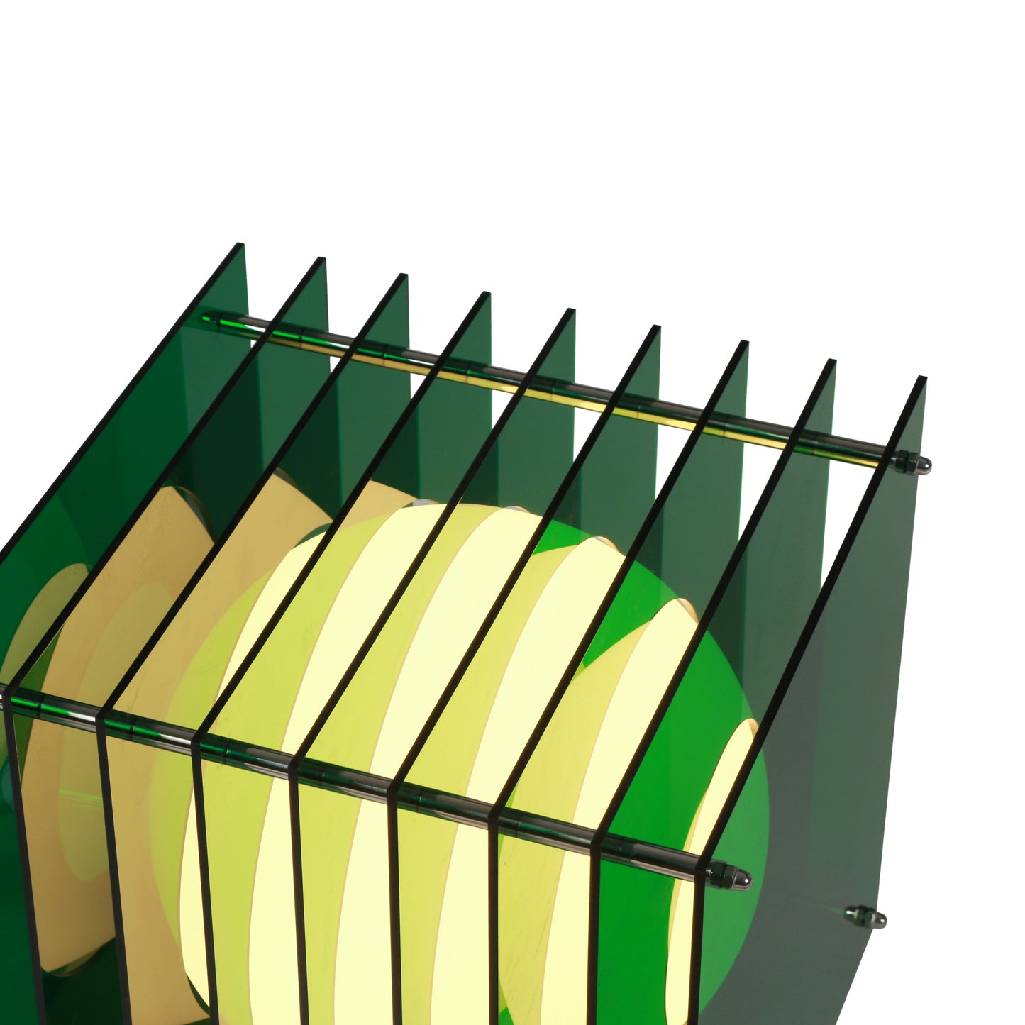 Lớp big square in green acrylic CE