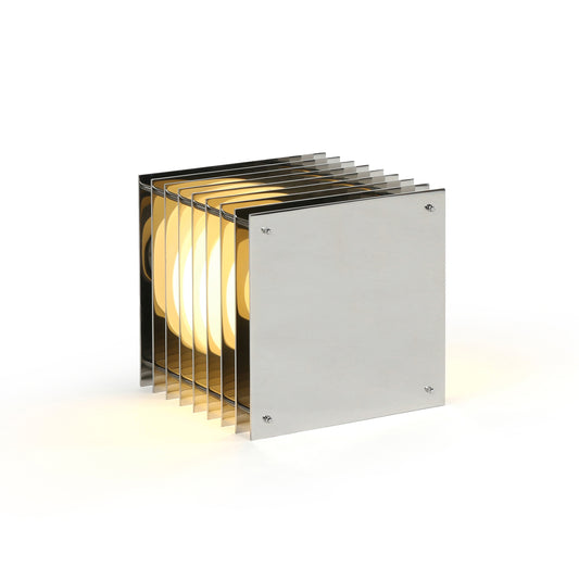 Lớp big square in mirror polished stainless steel CE