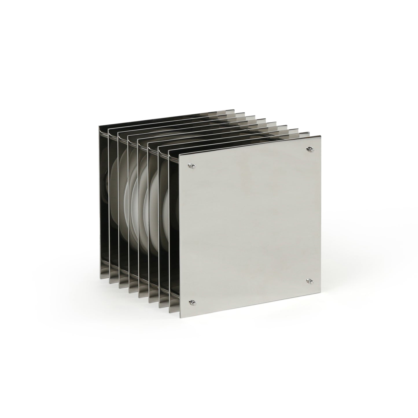 Lớp big square in mirror polished stainless steel CE