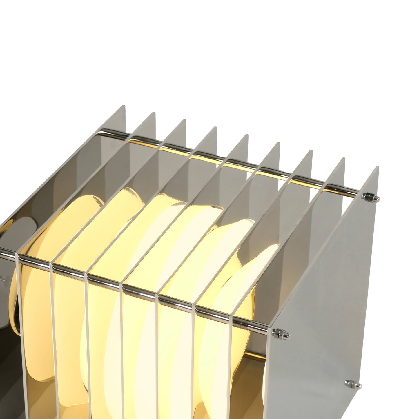 Lớp big square in mirror polished stainless steel CE