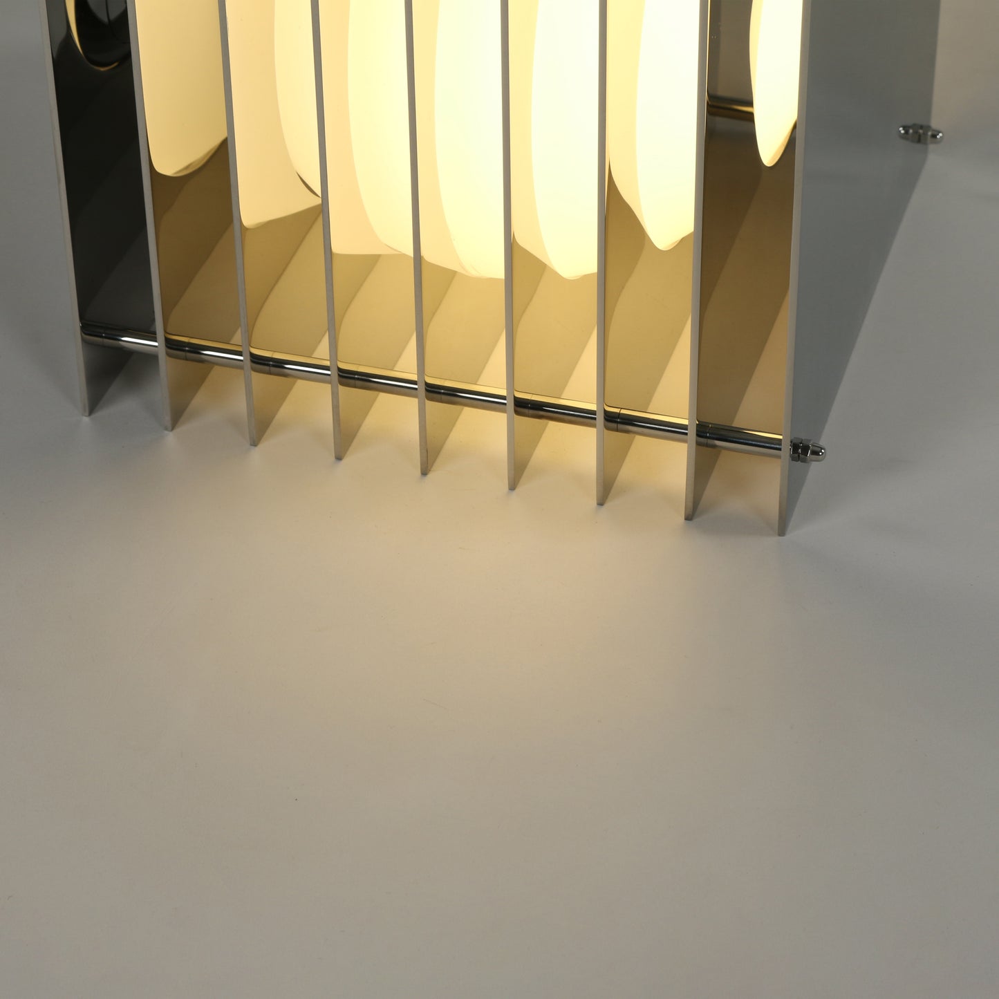 Lớp big square in mirror polished stainless steel CE