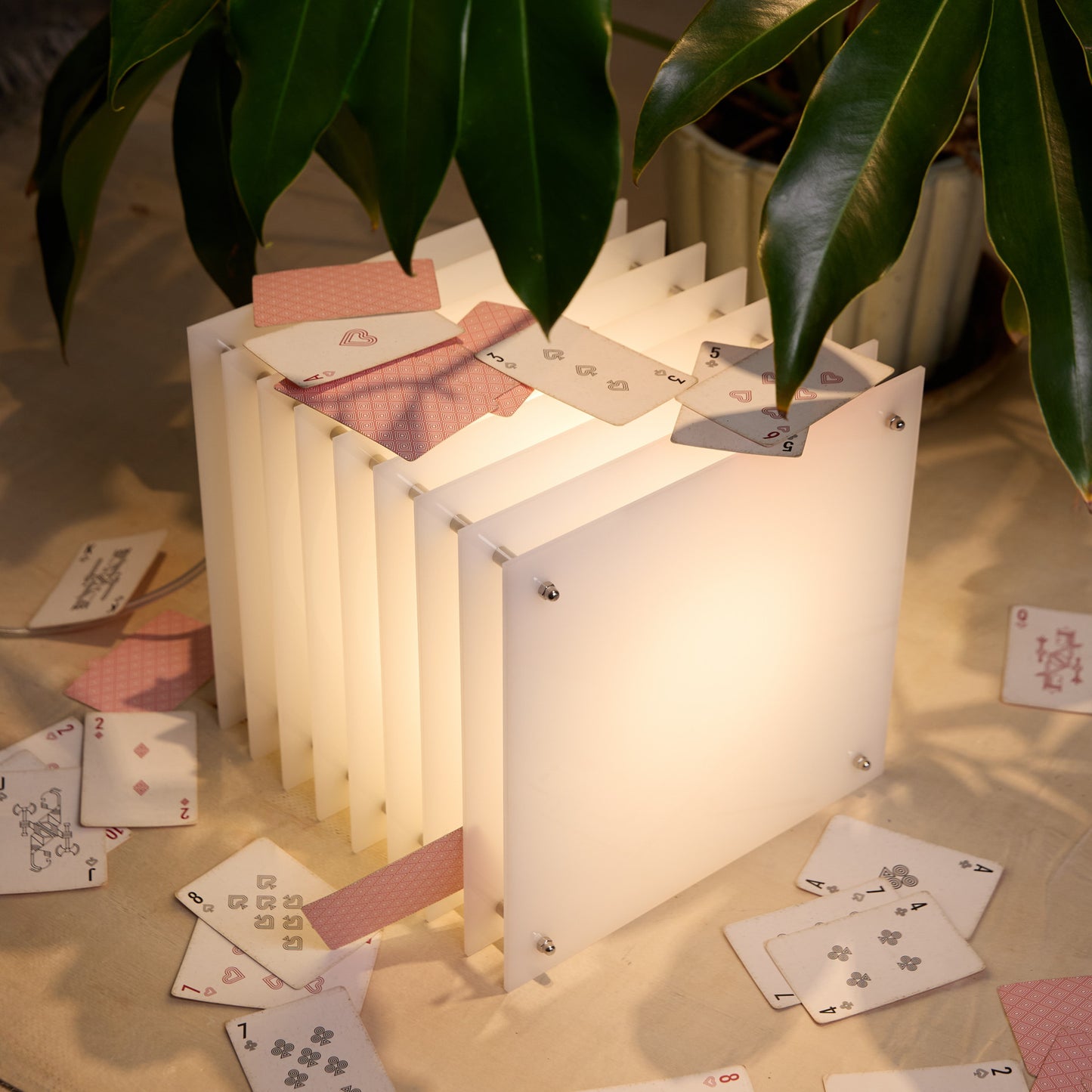 Lớp big square in milky acrylic CE