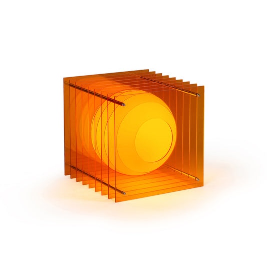 Lớp big square in orange acrylic CE