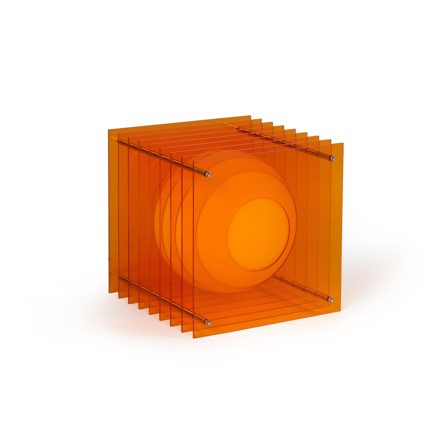 Lớp big square in orange acrylic CE
