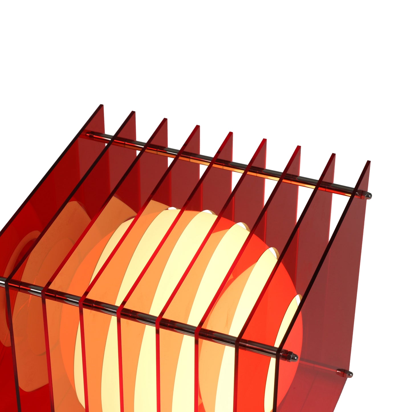 Lớp big square in red acrylic CE