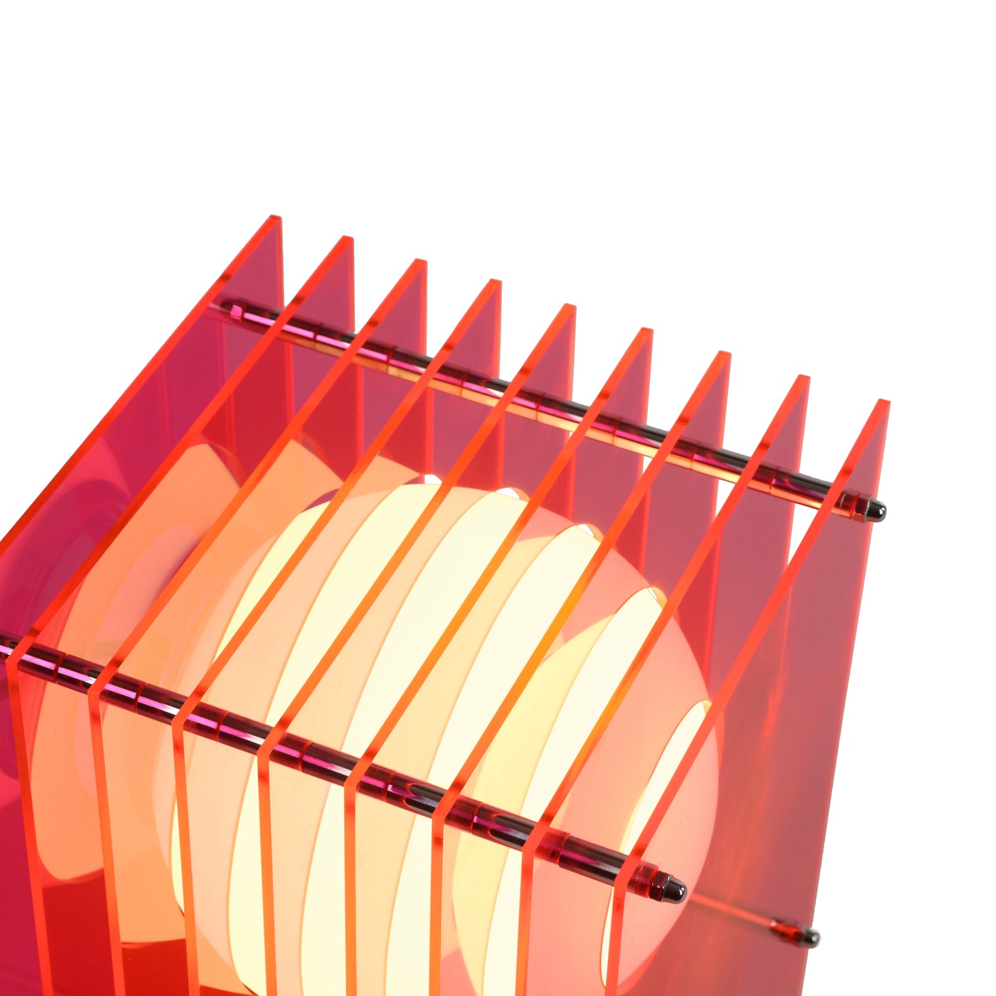 Lớp small rectangle in electric pink acrylic CE