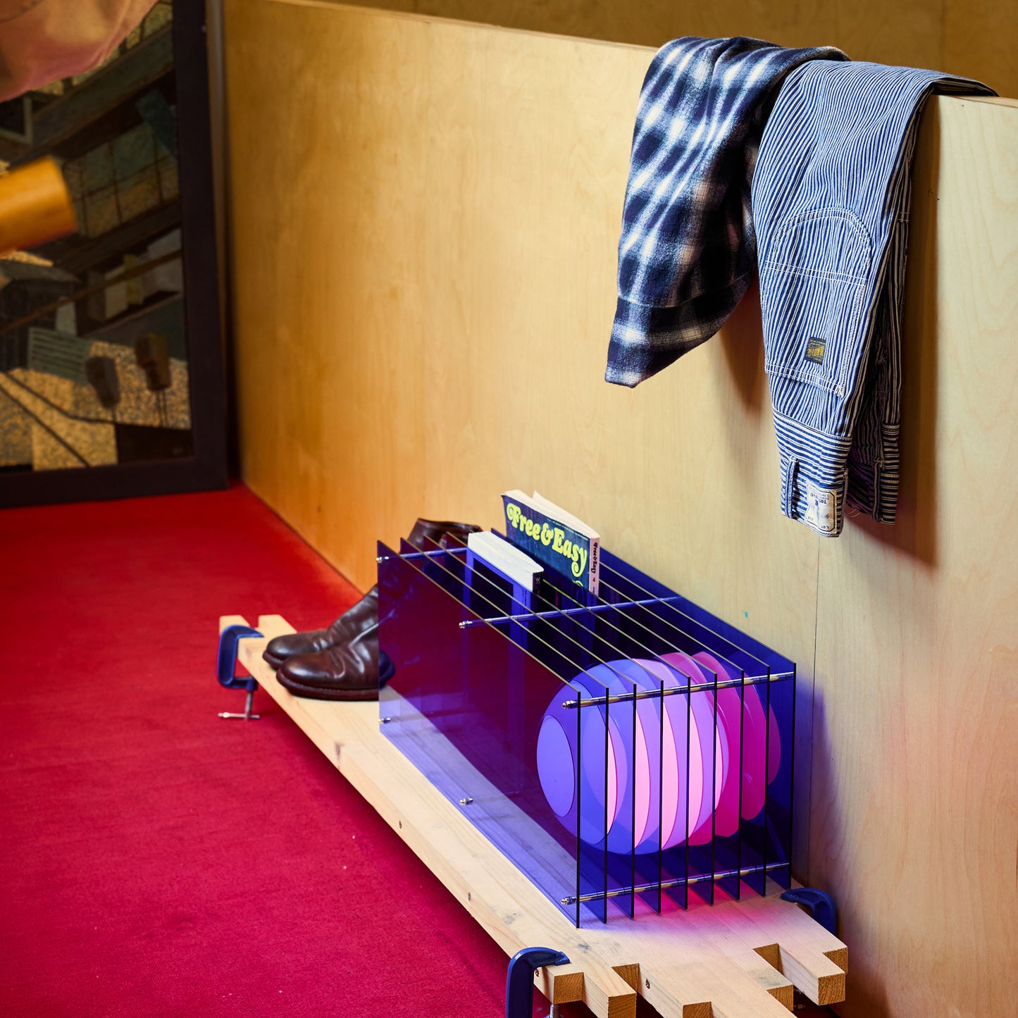 Lớp big rectangle in blue acrylic