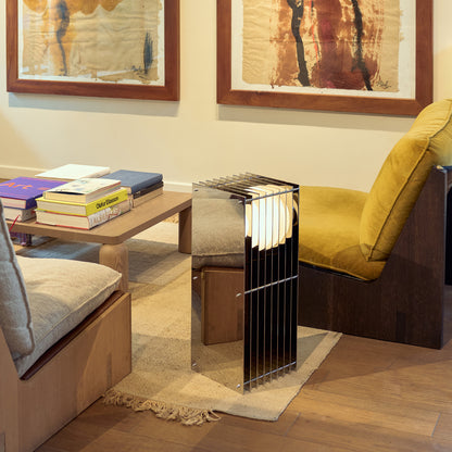 Lớp big rectangle in mirror polished stainless steel