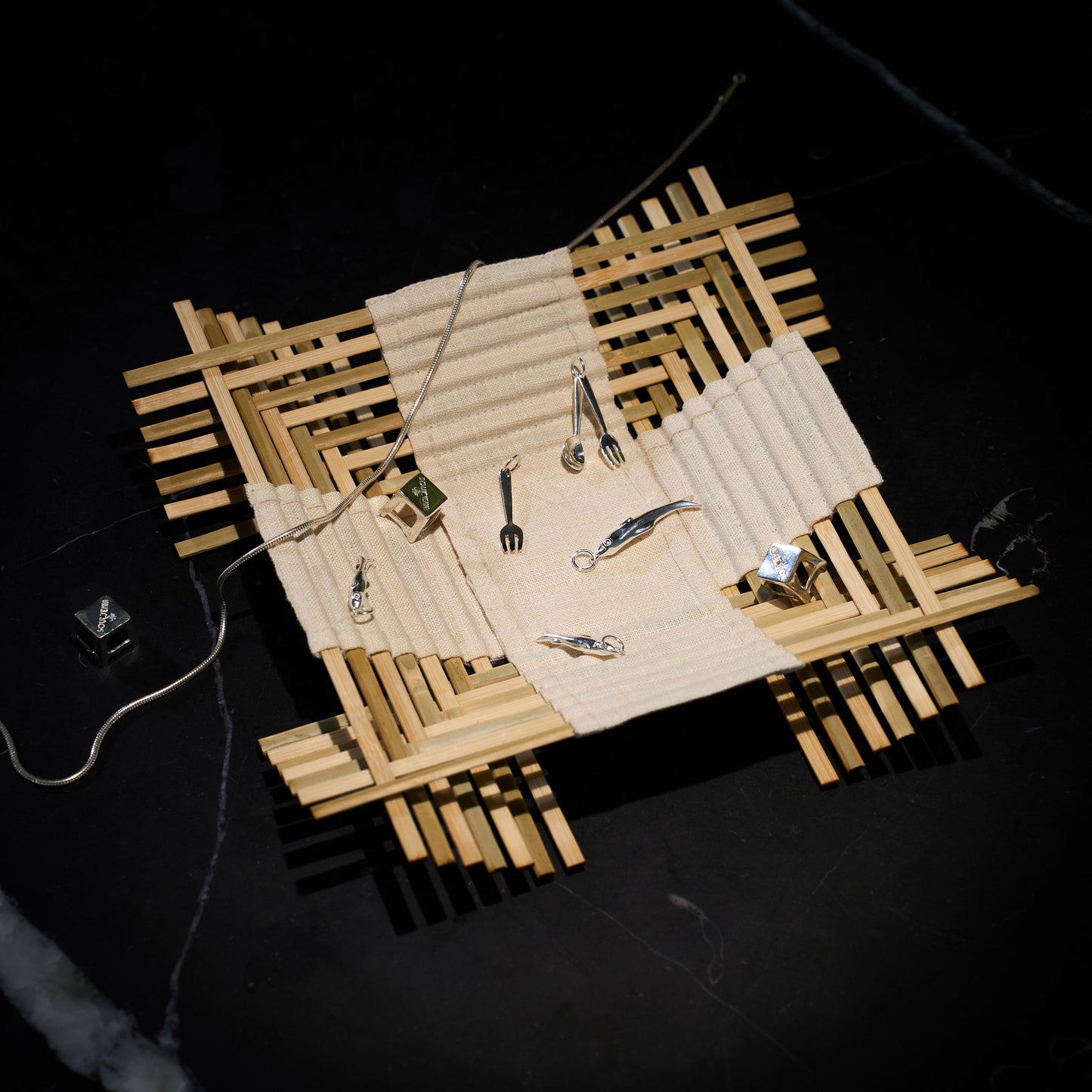 Đan Catch-all in cream