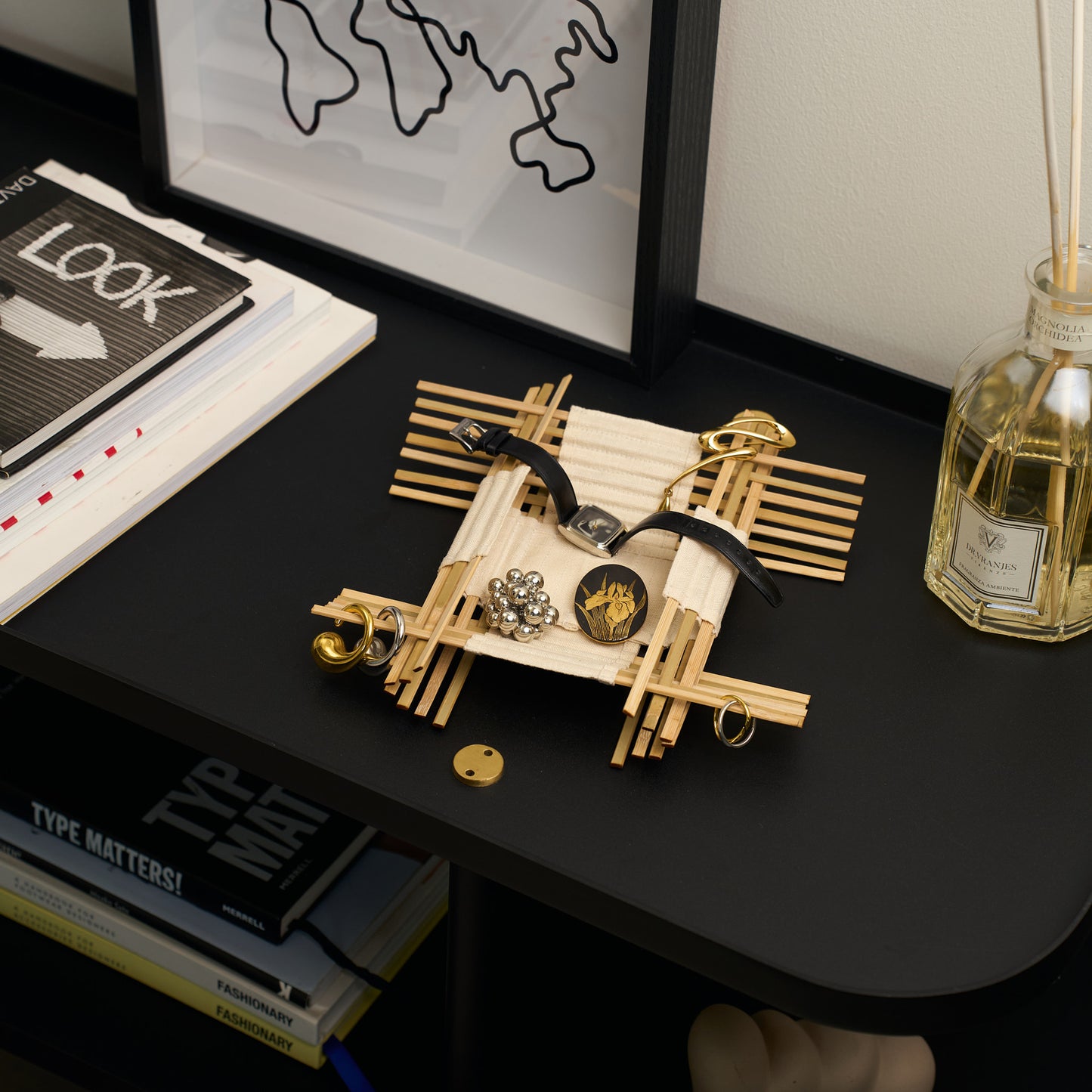 Đan Catch-all in cream