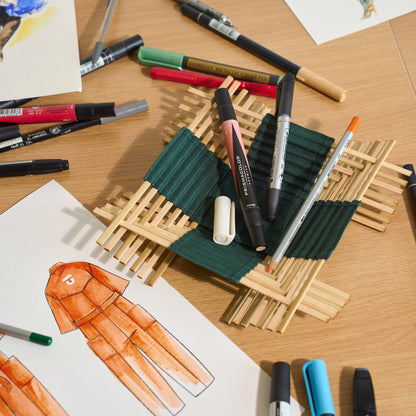 Đan Catch-all in green