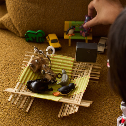 Đan Catch-all in neon lime