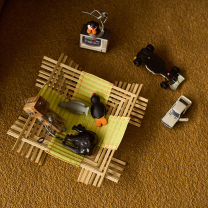 Đan Catch-all in neon lime